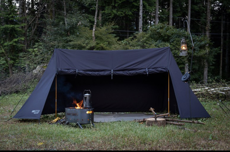 グリップスワニー FIREPROOF GS TENT/BLACK インナー付属-